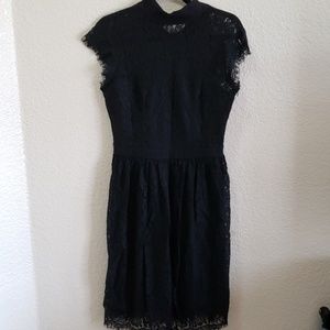 Black lace dress